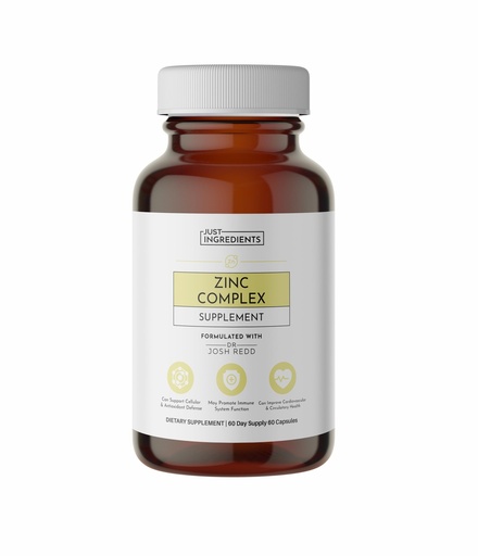 [BRSREGL6OIFGECA3] Zinc Complex – Highly Absorbable Supplement with Picolinate & Bisglycinate, Plus Quercetin, Resveratrol, L-Histidine & Copper – Supports Immune Function, Skin, Energy & Cellular Health