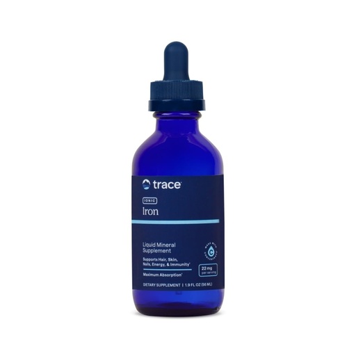[BRSWIYYMDMDGO23E] Trace Minerals Ionic Iron 22 mg - Dietary Supplement to Support Immune System Health & Energy - Liquid Ionic Trace Mineral Supplement with Ferrous Sulfate - 1.9 fl oz (About 46 Servings)