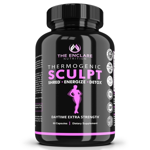 [BRSROCA5OZ7GCCDX] Thermogenic Fat Burner, Appetite Suppressant, Weight Loss Supplement for Women & Men, Metabolism, Energy, Focus, Brain, Caffeine Pills with Chromium, Green Tea Extract, L Theanine, Sculpt 60 Capsules