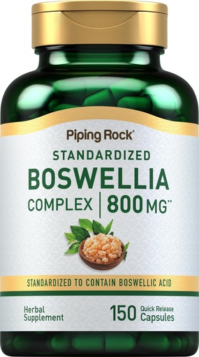 [BRSRM2YBCMBQ2DTX] Piping Rock Boswellia Serrata Extract Capsules | 150 Count | with Boswellic Acid | Non-GMO, Gluten Free Supplement