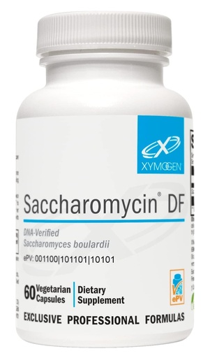 [BRSWIYIZCIDW2HDG] XYMOGEN Saccharomycin 10B - Gut Flora & Digestive Immune Support - 50 mg Saccharomyces Boulardii Probiotic - Stomach Acid-Resistant - Vegan & Dairy Free - 60 Capsules