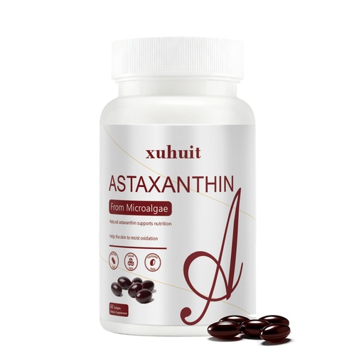 [BRSRGFDYDFYA4DT3] Astaxanthin 12mg 60 Softgels, Natural Antioxidant Supplement from Microalgae, Non-GMO, Soy Free, Supports Skin Health, Easy to Swallow Softgels, 2 Month Supply (1)