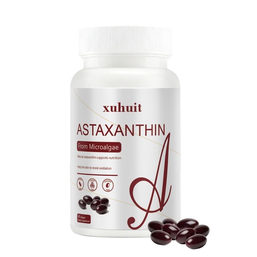 [BRSRG235OANAM2Y2] Astaxanthin 12mg Softgels, 120 Count for 4 Month Supply, Natural Antioxidant Supplement from Algae，Soy Free, Easy to Swallow (01)