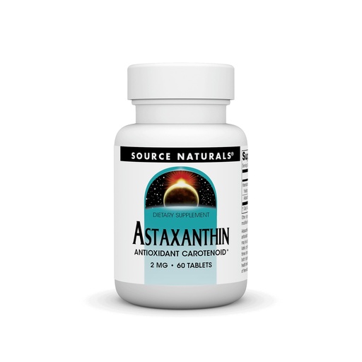 [BRSWIYQCPIGGGD3U] Source Naturals Astaxanthin, Antioxidant Carotenoid*, 2mg - 60 Tablets