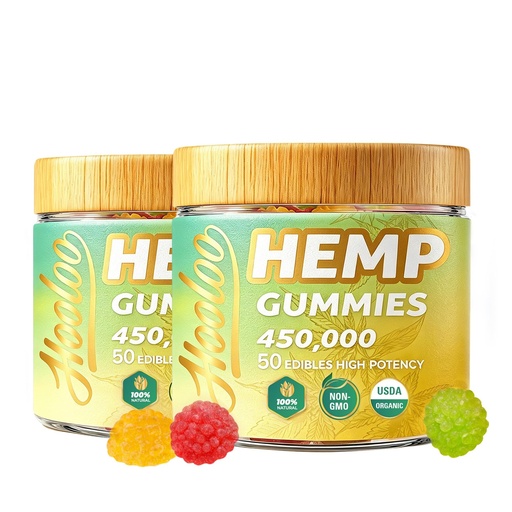 [BRSREZ32AVYQIDLJ] HOOLOO Hemp Gummies 450,000 for Deep Sound Bedtime Support and Discomfort Relief, Fruity Hemp Gummy Infused Omega 3, Vitamins, Made in USA