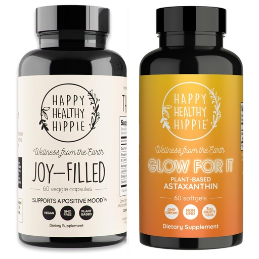 [BRSRGBIEBMMQOH34] Happy Healthy Hippie Glow for It Astaxanthin Supplement & Joy-Filled Mood Support Supplement