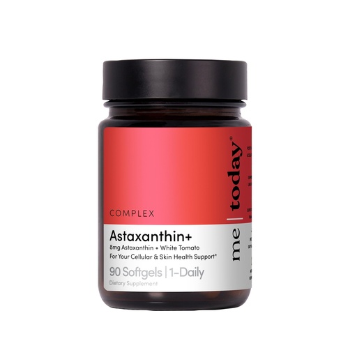 [BRSREHQTCIMAGC3Z] me today Complex Astaxanthin+ 8mg Supplement - Powerful Antioxidant Support Softgels - Natural Skin Health & Cellular Wellness Complex with White Tomato Extract - 90 Servings