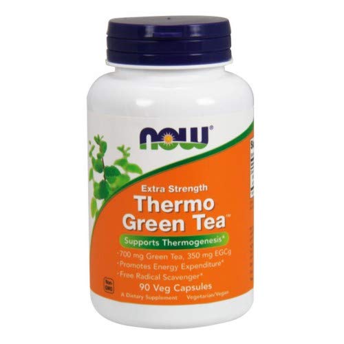 [BRSWIGQIOUMQIFDY] NOW Foods Supplements, Thermo Green Tea™, Extra Strength, with 700 mg Green Tea and 350 mg EGCg, 90 Veg Capsules