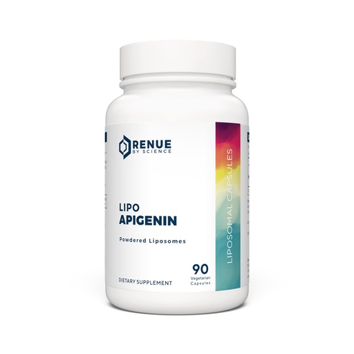 [BRSROZQKOB7Q2YL4] Renue By Science Apigenin | High Strength Liposomal Apigenin Supplement | 90 Apagenine Capsules - 75mg Apigenin per Serving | Non-GMO & Allergen Free | Made in the USA Third-Party Tested