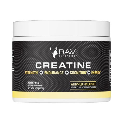 [BRSRGFAOA4PQIYL3] RAW Synergies Creatine Whipped Pineapple 30 serv
