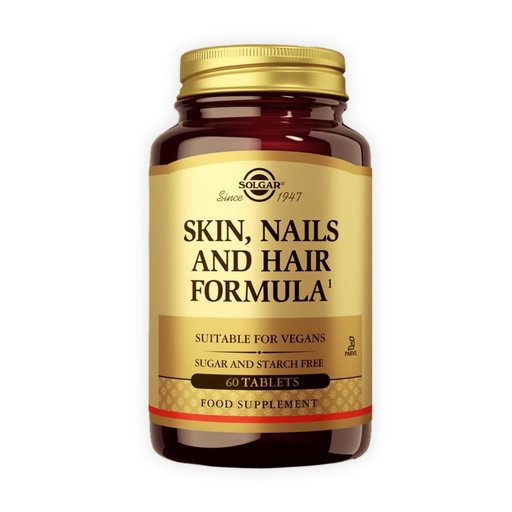 [BRSWIYQOBEDWYETU] SOLGAR, Skin, Nails & Hair Tablets, 60 Count