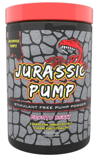 [BRSWYYIYCMBBGGY2] Muscle Pump Powder (Berry) - Non-Stimulant Preworkout, Nitric Oxide Booster - 6 Grams Citrulline, 2 Grams Pink Himalayan Salt, Agmatine, Pomegranate Stim Free 30 Servings