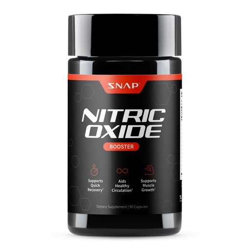 [BRSW2FINDMFA23LH] Snap Supplements Nitric Oxide Booster Pre Workout, Muscle Builder - L Arginine, L Citrulline 1500mg Formula, Tribulus Extract & Panax Ginseng, Strength & Endurance (90 Capsules)