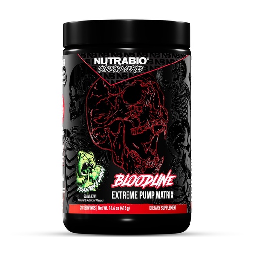[BRSRGZQHCN6QY3D3] NutraBio Bloodline-Pump Pre Workout Pump Matrix- L-Citrulline, Glycerol, PeptiPump- NO Booster, Extreme Vascularity & Blood Flow,Hydration,Non Stim PreWorkout,Caffeine Free-Phantom Gummy-20 Servings