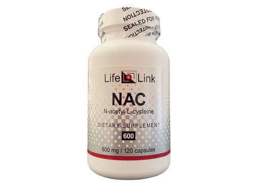 [BRSWI2YDBYHWEDLY] LifeLink NAC (N-Acetyl L-Cysteine) | 600 mg x 120 Capsules | Antioxidant, Anti-Aging, Immunity | Gluten Free & Non-GMO | Made in The USA