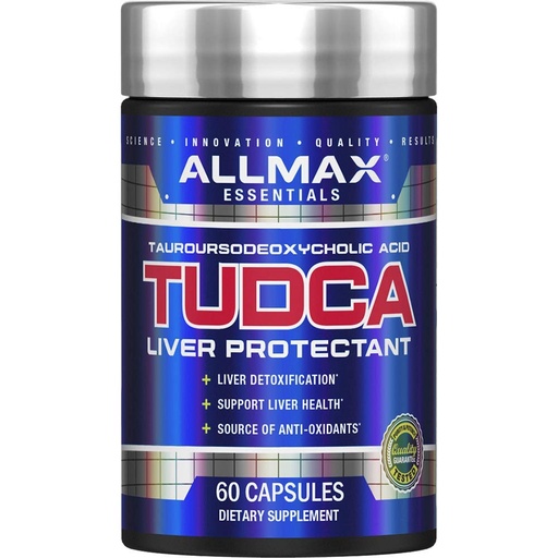 [BRSWYH35A4FAOHTJ] ALLMAX TUDCA+ - 60 Capsules - Liver & Gut Health - Gluten Free & Non-GMO - 60 Servings