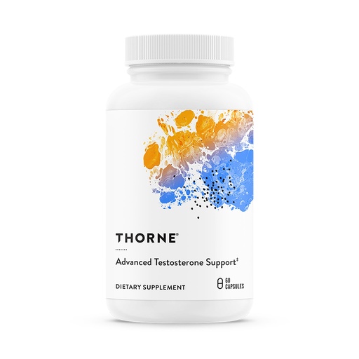 [BRSRAHD6BEHAEHQ7] THORNE - Advanced Testosterone Support - Men's Health Supplement - Supports Healthy Testosterone Levels & Muscle Fatigue* - with Ashwagandha, Shilajit & Zinc - Third-Party Certified - 60 Capsules