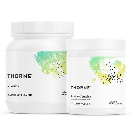 [BRSROFIEBNYAG2TB] THORNE - Performance Essentials Bundle: Creatine & Amino Power Pack - Muscular Support, Energy Boost, and Cognitive Function - NSF Certified - 30 to 90 Servings
