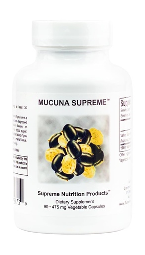 [BRSWKE3ZOUCRAF34] Supreme Nutrition Mucuna Supreme, 90 Pure Cowhage Vegetarian Capsules
