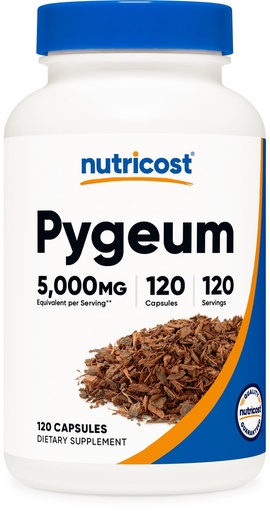 [BRSW2GQ2BUPBY3I2] Nutricost Pygeum Extract 120 Capsules for 120 Servings Per Bottle - Vegan, GMO Free and Gluten Free