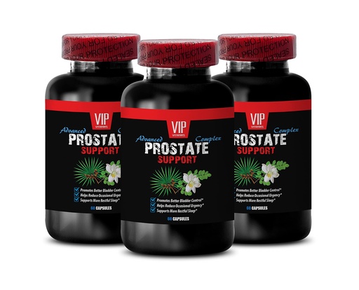 [BRSREYY7CFYQ2ADU] Saw Palmetto for Prostate Health - Prostate Support - Pygeum Bark for Prostate Support, Red Raspberry for Wellness, Graviola Leaf for Cellular Protection, Green Tea 3 Bottles 180 Capsules