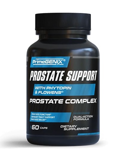 [BRSREHA5CIFRSGY3] PrimeGENIX - Prostate Health Supplements for Men - Saw Palmetto, Pygeum Africanum, & Zinc - Hormonal & Prostate Support 60 Capsules