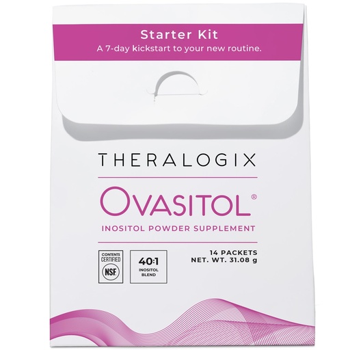 [BRSREAYZCMFGE3TG] Theralogix Ovasitol Inositol Powder – 7-Day Starter Kit | Premium Inositol Supplement for Women | 40:1 Ratio Myo & D-Chiro Inositol | Supports Hormonal & Metabolic Health