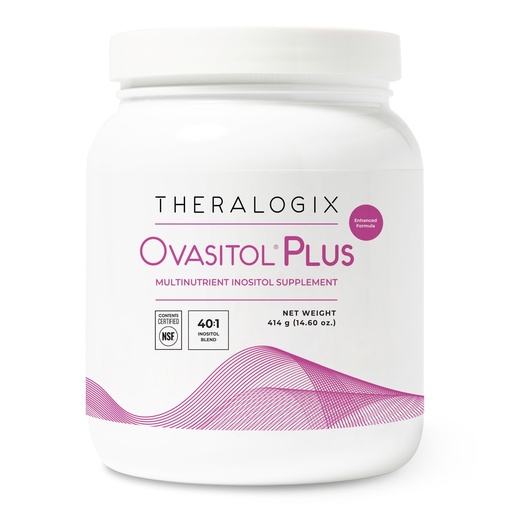 [BRSRGY37BMDRSG3F] Theralogix Ovasitol Plus Canister Metabolic Health Supplement - Myo-Inositol & D-Chiro Inositol+Chromium Picolinate+Alpha-lactalbumin & Vitamin D