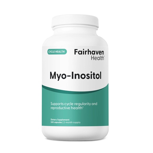 [BRSRAYYDPNYQYFYV] Fairhaven Health Myo-Inositol Supplement for Women and Men | Vitamin B8 2000mg | Vegan Inositol Powder Capsules | Gluten, Dairy and Soy Free | 240 Myo Inositol Capsules
