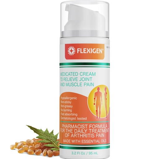 [BRSWYBATPMPGAFDO] Frankincense Pain Relief Cream Lotion– 3.2 oz Spray Pump – Natural Rub for Arthritis, Menthol Therapy Joint & Muscle Pain – Cooling Formula, Pleasant Scent – Topical OTC
