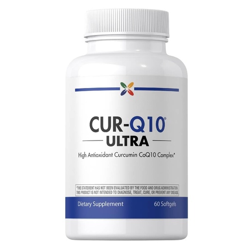 [BRSREBIFOJYRGHQ2] Stop Aging Now - Curcumin CoQ10 Complex - with Turmeric Root Extract - Antioxidant & Cardiovascular Support - 60 Softgels