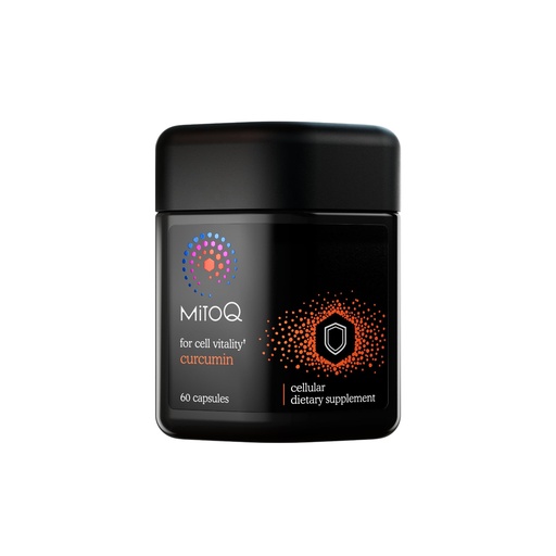 [BRSWKHDRC55B2HY4] MitoQ Curcumin Longvida Lipidated Formula Mitochondria-targeted Antioxidant | Ultra Bioavailable & Sustained Action Free-Form Curcumin, 60 Capsules