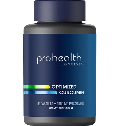 [BRSWIGIAO54BWFI7] ProHealth Turmeric Curcumin Supplement: 285 Times More Bioavailable- Developed by Neuroscientists. 1000 mg Concentrated Longvida Curcumin Extract Per Serving (60 X 500mg Capsules Per Bottle)
