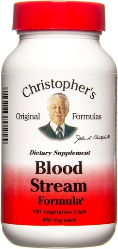 [BRSWI2T4O4BBCG3E] DR. CHRISTOPHER'S Formulas Blood Stream Formula, 100 Cap