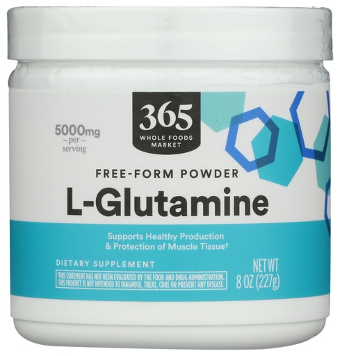 [BRSWGZQBOVYWKETJ] 365 by Whole Foods Market, L-Glutamine Free-Form Powder, 8 oz