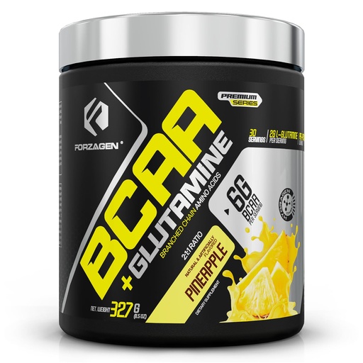 [BRSWGHA6DIPWCC3L] Forzagen BCAAS Amino Acids Powder with Glutamine BCAA Powder, Branched Chain Amino Acids Supplements Powder, BCAA Lean Energy Pre Workout - Post Workout Muscle Recovery Powder, 30 Servings