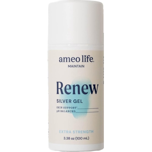 [BRSW2BQKB4CGKFIY] Ameo Life Extra Strength Colloidal Silver Gel 35 ppm - pH Balanced, Structured Silver Gel for Healthy Skin, Minor Cuts, Scrapes & Burns - Natural Skin Care for Rejuvenation (100ml)