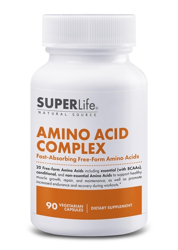 [BRSWGBATOEAWKFLB] Fresh Start Amino Acid Complex - Fast Absorbing & Free Form Essential & Branched Chain Amino Acids BCAAs | Supports Muscle Growth, Strength & Recovery | Supplement - 90 Capsules