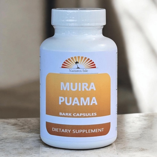 [BRSROCT4CMMGO2TH] Muira Puama Bark Powder Capsules 500mg | 120 Count