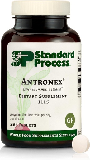 [BRSWIY3QAUOBEHD4] Standard Process Antronex Liver Health Dietary Supplement - Gluten-Free, Non-Dairy, Non-Soy & Non-Grain Immune Care - 330 Tablets