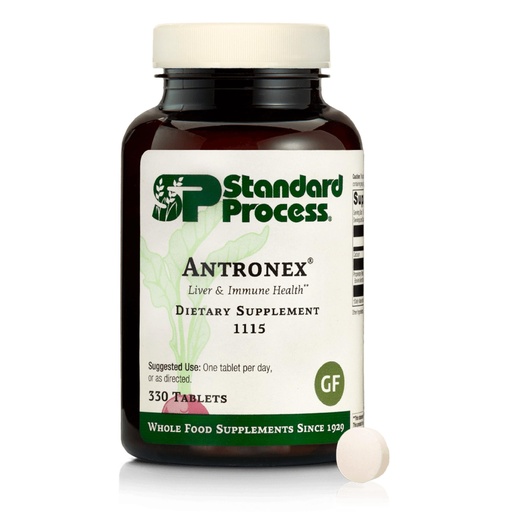 [BRSWIY3QAUOBEHD4] Standard Process Antronex Liver Health Dietary Supplement - Gluten-Free, Non-Dairy, Non-Soy & Non-Grain Immune Care - 330 Tablets