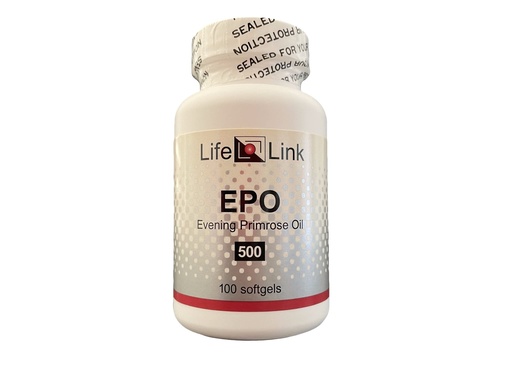 [BRSWIYT3PMCAKCD4] LifeLink Evening Primrose Oil | 500 mg x 100 Softgel Capsules | Gamma-Linolenic, Linoleic Acid, and Vitamin E | Gluten Free & Non-GMO | Made in The USA