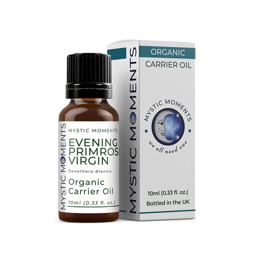 [BRSWIGD5BMPRYE3E] Mystic Moments | Evening Primrose Virgin Organic Carrier Oil - 10ml - 100% Pure