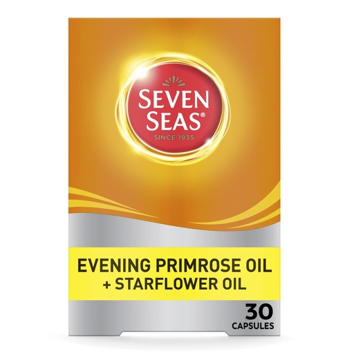 [BRSWIY32ARYQM3QV] Seven Seas Evening Primrose Once A Day Plus Starflower Oil 1000mg 30 Capsules