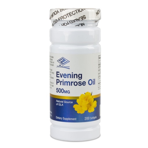 [BRSREZACPJ7RS23O] Nu-Health Evening Primrose Oil 500 mg for Women | Natural Source of GLA | Evening Primrose Oil Softgels | Nutritional Support for Skin & Overall Wellness | 200 Count