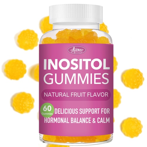 [BRSRECT2O5YWE2AZ] Myo-Inositol & D-Chiro Inositol Multivitamin Gummies, 40:1 Ratio, Magnesium Glycinate 400mg, Omega-3 &Folate, Vitamins for Women Hormone Balance