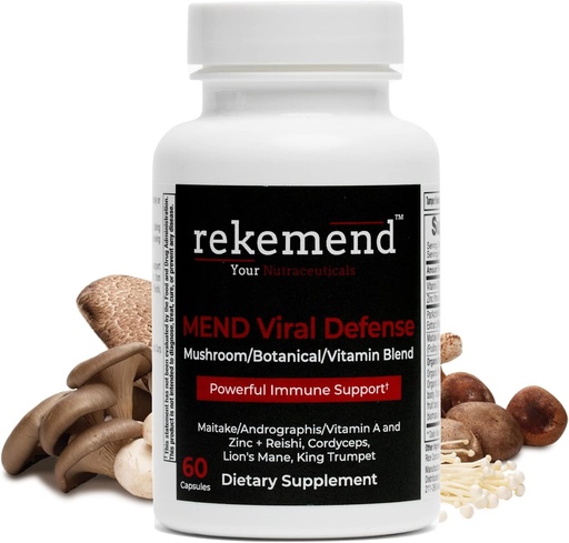 [BRSW2GQQO4CQOEQZ] Mushroom Suplemento para el apoyo inmunitario - Contiene Lions Mane, Cordyceps & Reishi Mushroom Extractos - 60 cápsulas