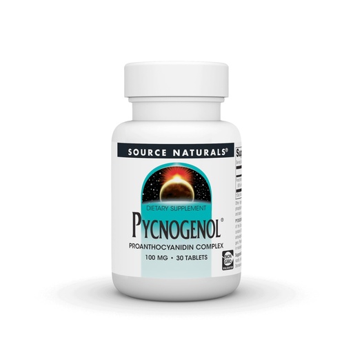 [BRSWIYINAF5WK3QV] Source Naturals Pycnogenol Proanthocyanidin Complex, 100 mg - 30 Tablets