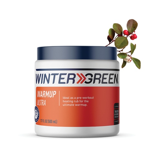 [BRSW2YD2PMMGACT3] Wintergreen Muscle Warmup Lotion, 17 oz – Pre-Workout Heating Rub with Menthol and Capsicum, Heats and Relaxes Before Training, Body Gel for Athletes