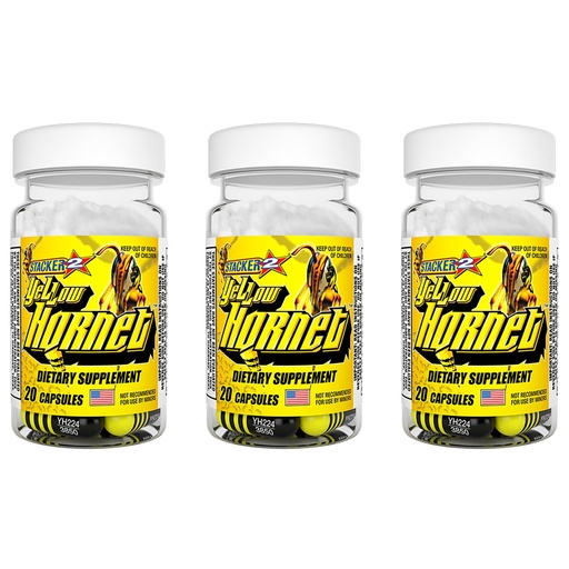 [BRSWIGAFCMMQE3DC] STACKER 2 YELLOW HORNET (3) 20CT. BOTTLES